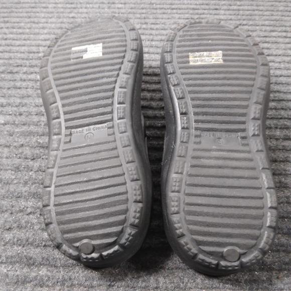 Women Slip On Thong Rubber Flip Flops Black - Picture 6 of 7